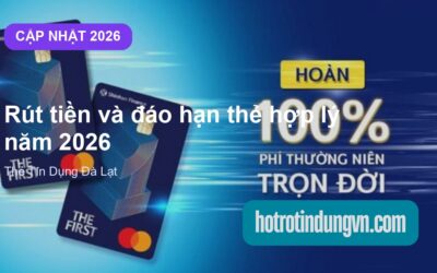 Rút tiền mặt và đáo hạn thẻ tín dụng thế nào là hợp lý năm 2026?